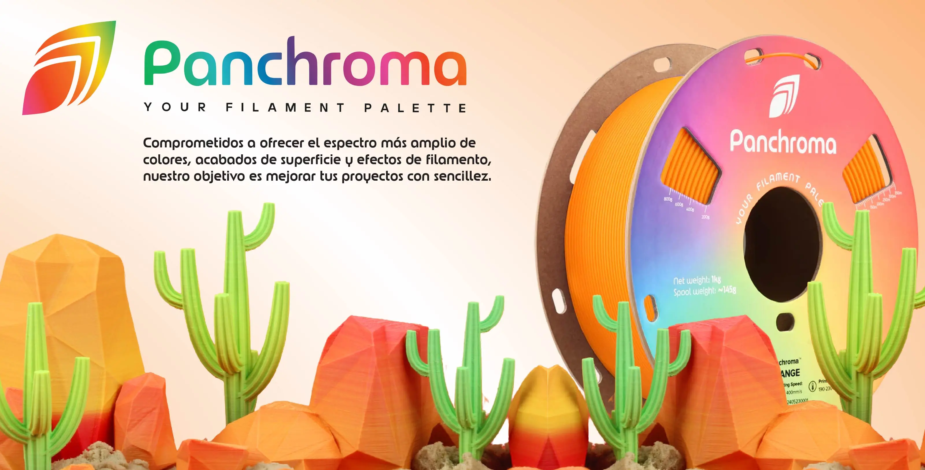 Panchroma es el rebranding del PLA de Polymaker y Polyterra